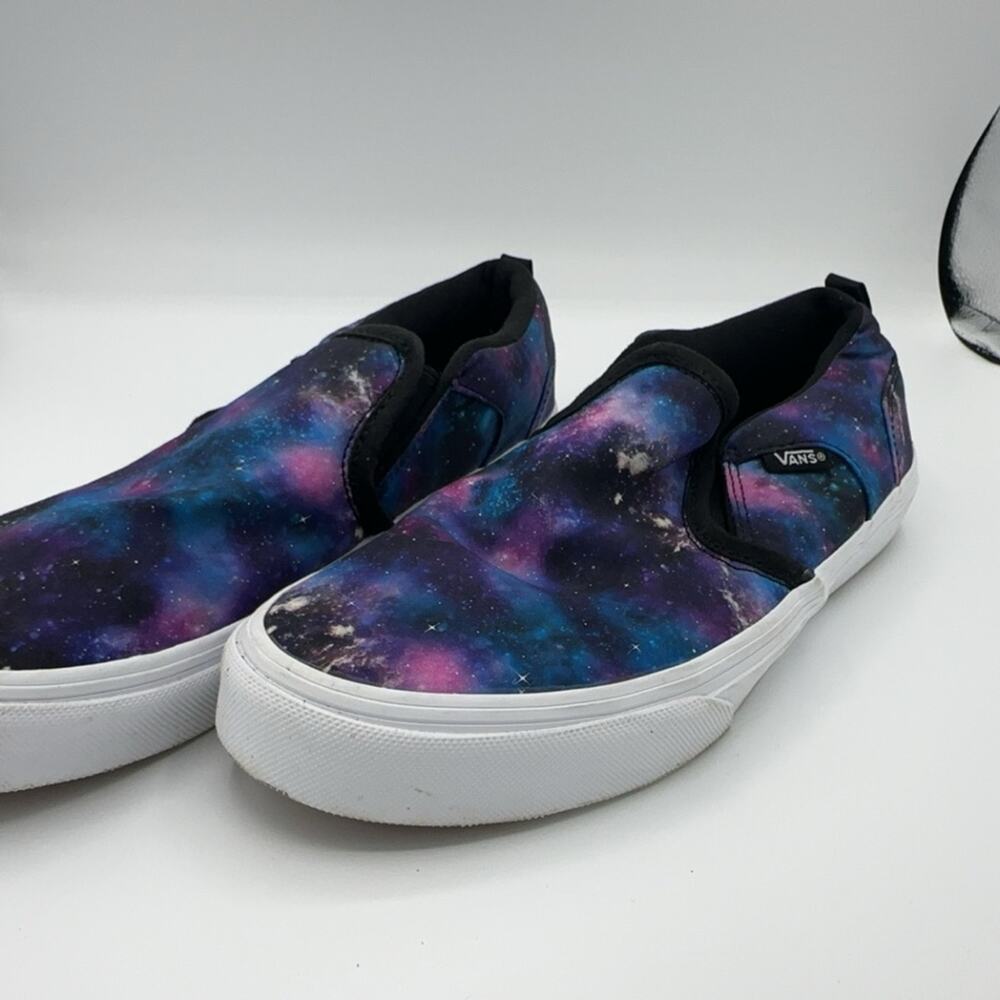 Vans Asher Slip-on Skate Shoes Women's Size 7 Galaxy